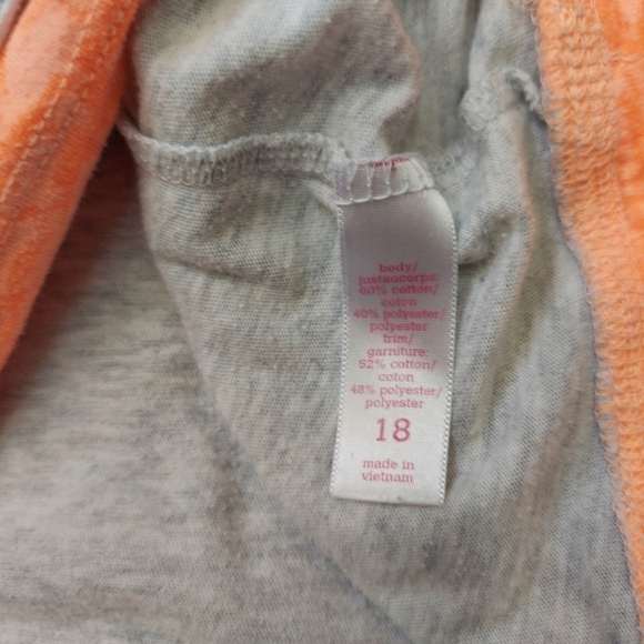 Justice Layered T-Shirt Basketball Hoops Orange Black Silver Girl Size 18 - Picture 10 of 14